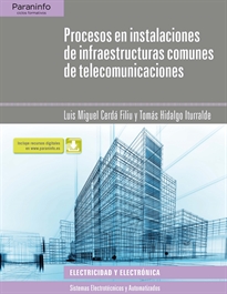 Portada del libro Procesos en instalaciones de infraestructuras comunes de telecomunicaciones