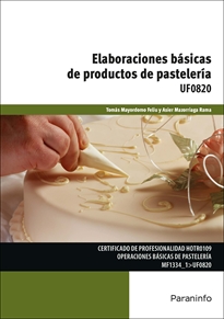 Portada del libro UF0820 - Elaboraciones básicas de productos de pastelería