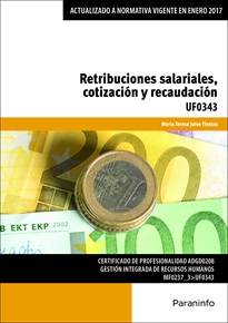 Portada del libro UF0343 - Retribuciones salariales, cotización y recaudación