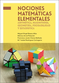 Portada del libro Nociones matemáticas elementales: aritmética, magnitudes, geometría, probabilidad y estadística