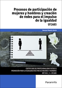 Portada del libro UF2685 - Procesos de participación de mujeres y hombre y creación de redes para el impulso de la igualdad