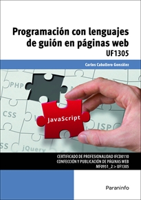 Portada del libro UF1305 - Programación con lenguajes de guión en páginas web