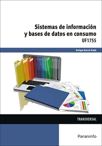 Portada del libro UF1755 - Sistemas de información y bases de datos en consumo