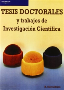 Portada del libro Tesis doctorales y trabajos de investigación científica