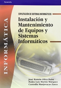 Portada del libro Instalación y mantenimiento de equipos y sistemas informáticos