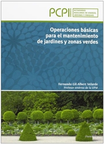 Portada del libro Operaciones básicas para el mantenimiento de jardines y zonas verdes